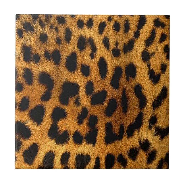 Leopard Fur Print Tile (Front)