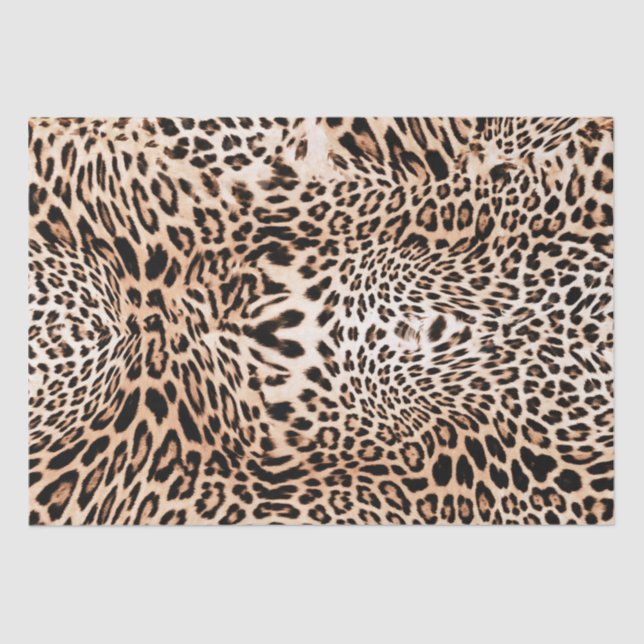 Leopard Fur Print  Tissue Paper (Front)
