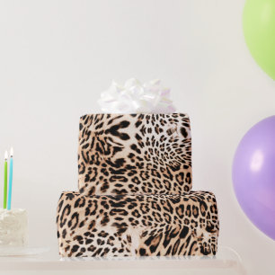 Leopard Fur Print Wrapping Paper