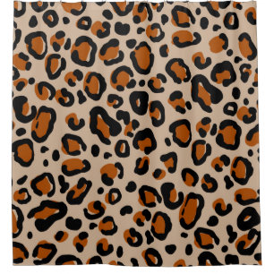 Leopard fur seamless pattern