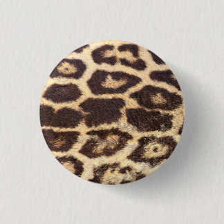 Leopard Fur Spots 1 Inch Round Button