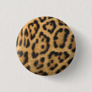 Leopard Fur Spots Pattern 1 Inch Round Button