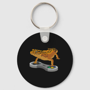 Leopard Gecko Bearded Dragon Gift Kids Cool Gamers Keychain