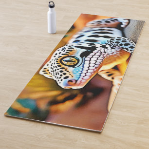 Leopard Gecko Desert Design Yoga Mat