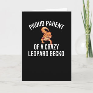 Leopard Gecko Gifts Lizard Leopard Gecko Lover Card