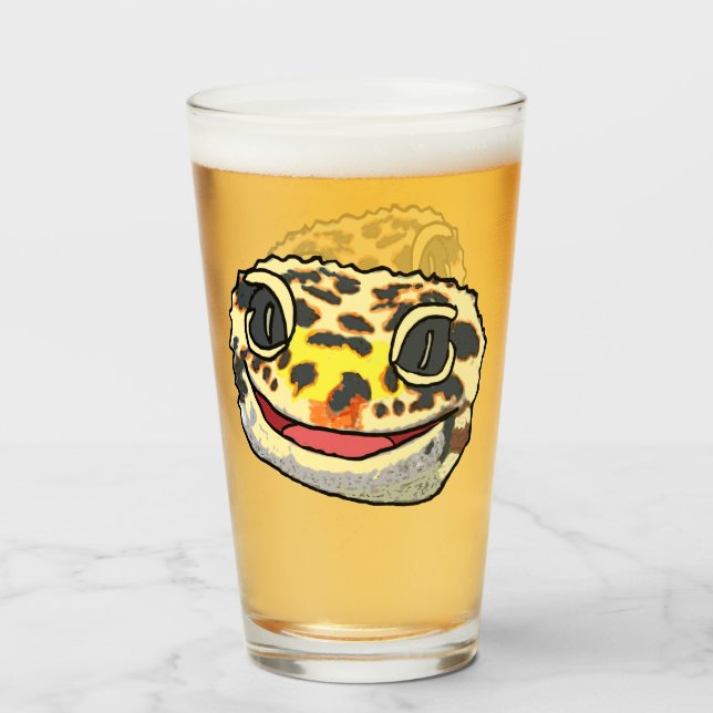 Leopard Gecko Glass (Front Filled)
