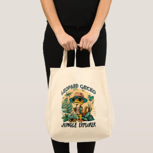 Leopard Gecko Jungle Explorer : Wild Adventure Tote Bag