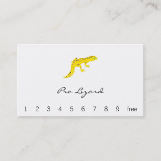 Leopard Gecko Loyalty Card