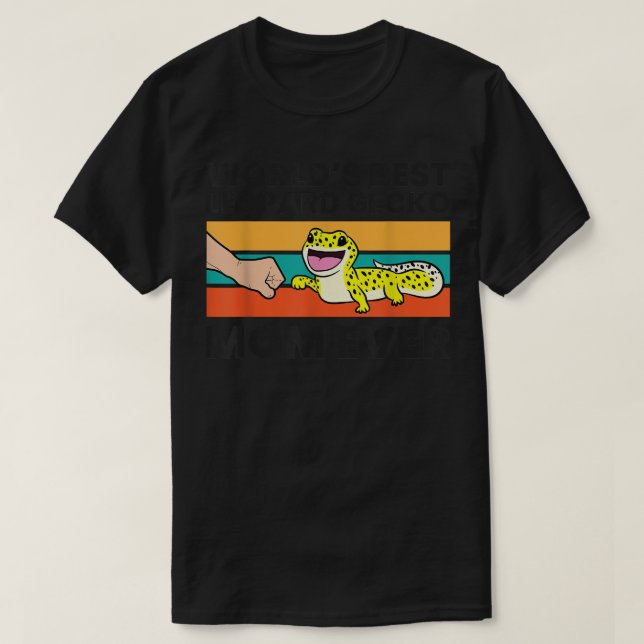 Leopard Gecko Mama World's Best Leopard Gecko Mom  T-Shirt (Design Front)