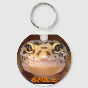 Leopard Gecko Smile Keychain