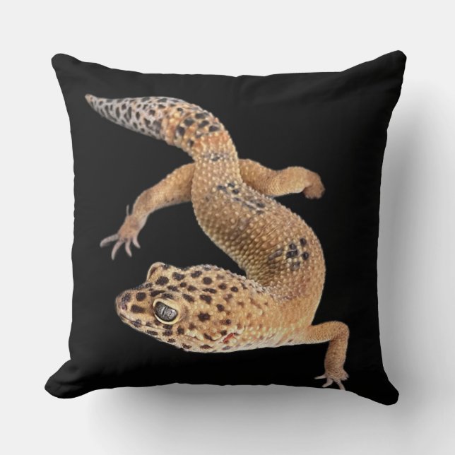  Leopard Gecko  Throw Pillow (Front)