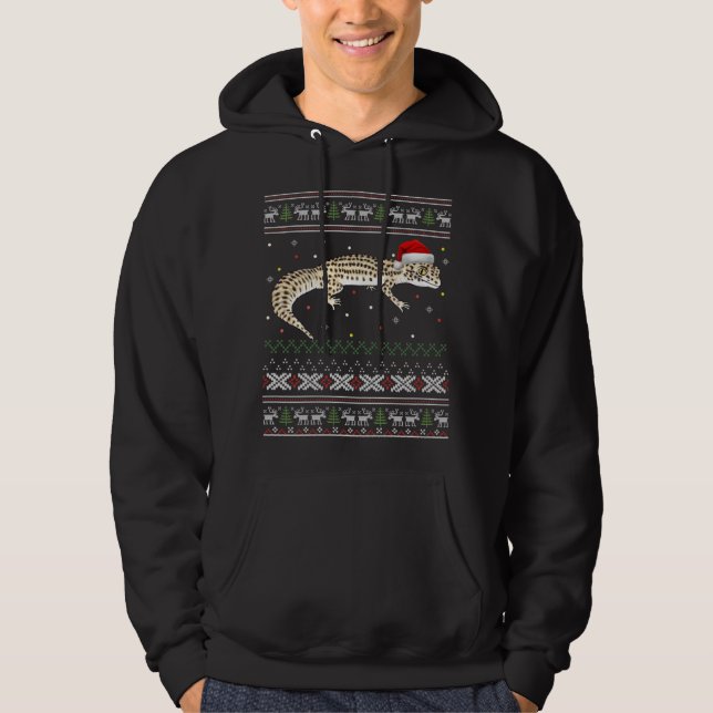 Leopard Gecko Ugly Christmas Sweater (Front)