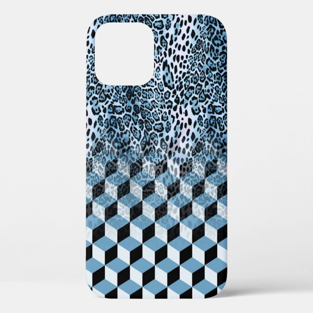 Leopard Geometric, Animal Skin Design. Case-Mate iPhone Case (Back)