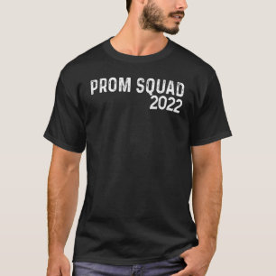 Leopard Graphic Prom Squad 2022 Senior Grad Gradua T-Shirt