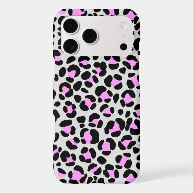 Leopard Grey Black Pink (Back)
