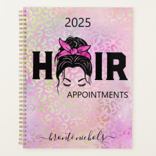 Léopard Guépard Rose Coiffure Chignon Décoiffé