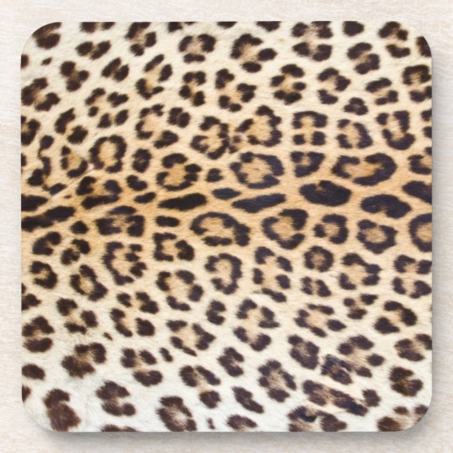 Leopard hair coaster (Front)