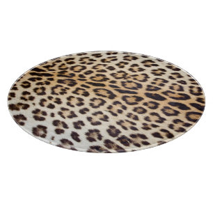 Leopard hair cutting board