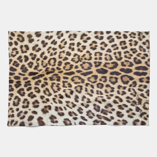 Leopard hair kitchen towel (Horizontal)