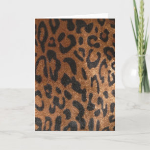 Leopard Happy Birthday Card