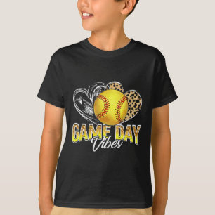 Leopard Heart Headnd Mom Bleached Softll Game Day T-Shirt