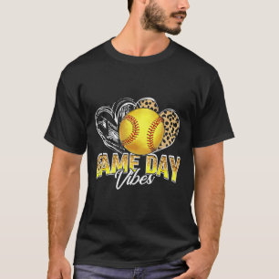 Leopard Heart Headnd Mom Bleached Softll Game Day T-Shirt