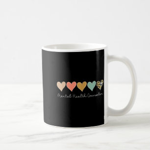 Leopard Hearts Valentine's Day For Mental Health C Coffee Mug