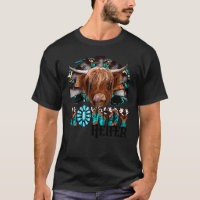 Leopard Highland Cow Howdy Heifer Western Country 