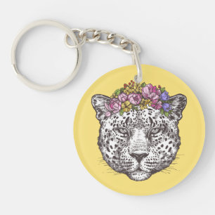 Leopard Hippie Chic Keychain