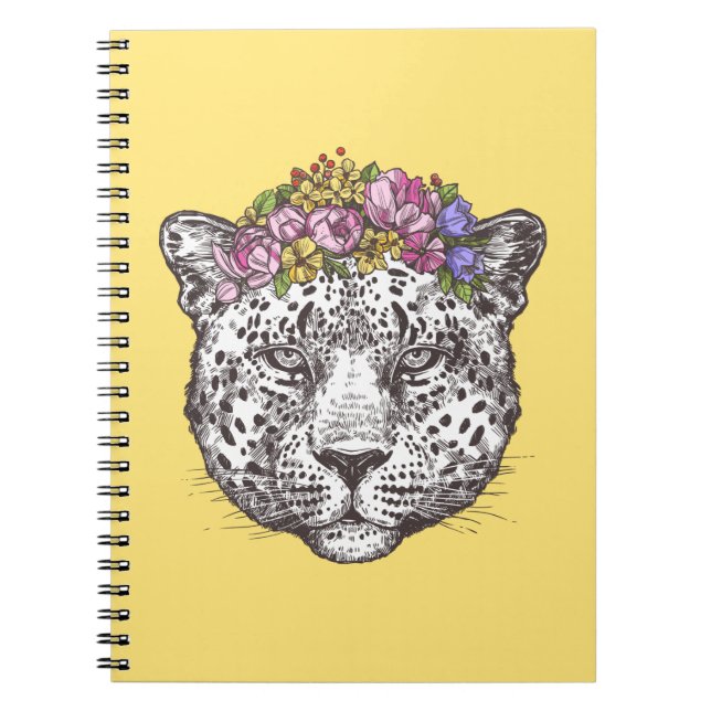 Leopard Hippie Chic Notebook (Front)