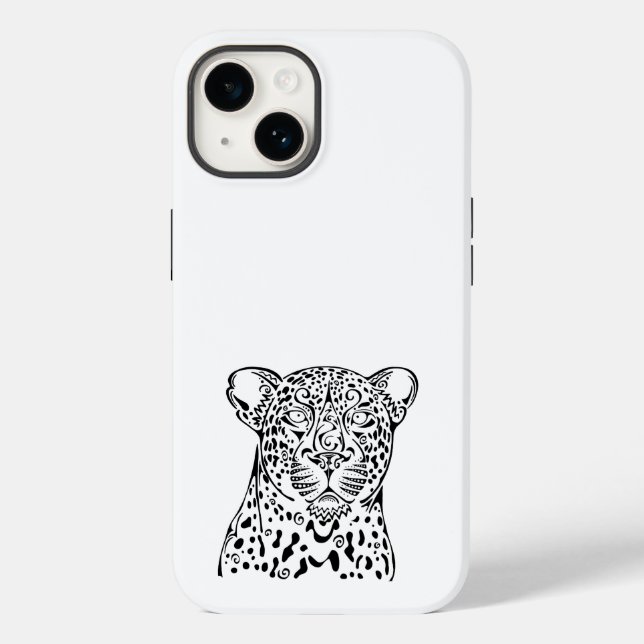 Leopard "Hosana” Design Case-Mate iPhone Case (Back)