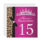 leopard hot pink Quinceanera
