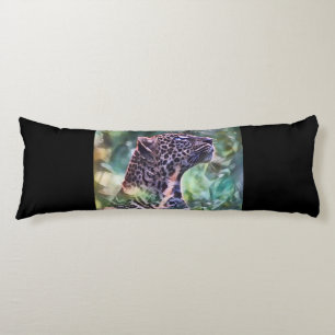 Leopard In A Sunlit Jungle Body Pillow