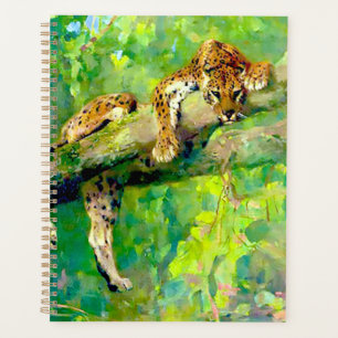 Leopard in a Tree by Arthur Wardle Planner