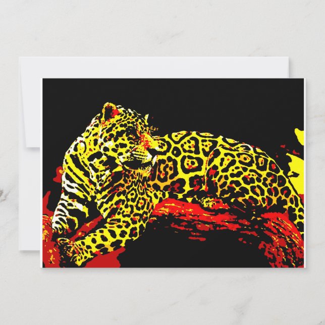 Leopard Invitation (Front)