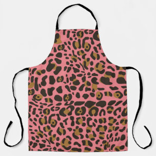Leopard Jaguar Animal Print Pattern Apron