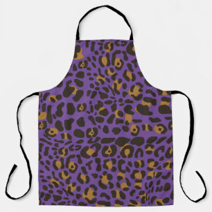 Leopard Jaguar Animal Print Pattern Apron
