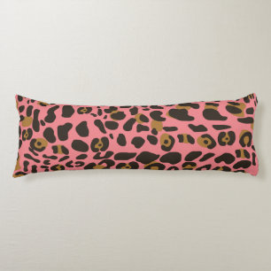 Leopard Jaguar Animal Print Pattern Body Pillow