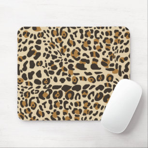 Leopard Jaguar Animal Print Pattern Mouse Pad