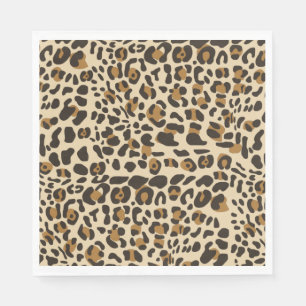Leopard Jaguar Animal Print Pattern Napkin