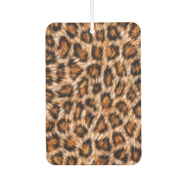 Leopard Jaguar Cat Brown Fur Pattern-24609 Air Freshener (Front)