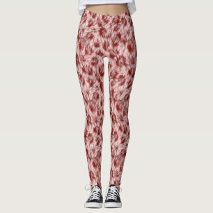 Leopard Jaguar Cat Brown Fur Pattern-24609 Leggings