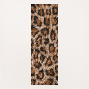 Leopard Jaguar Cat Brown Fur Pattern-24609 Yoga Mat