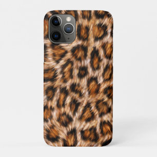 Leopard Jaguar Cat Brown Fur Pattern iPhone 11 Pro Case