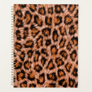 Leopard Jaguar Cat Brown Fur Pattern Planner