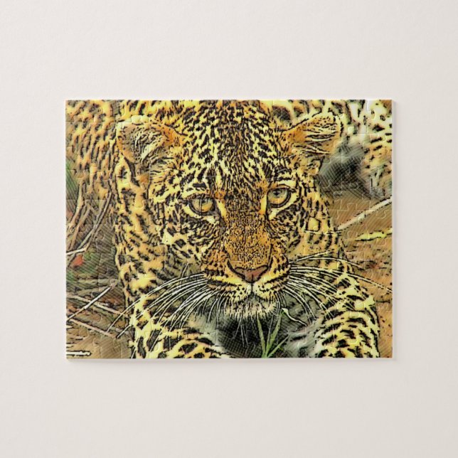 Leopard Jigsaw Puzzle (Horizontal)