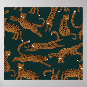 Leopard Jungle: Animal Print Vintage.