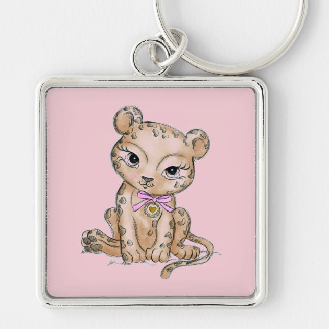 Leopard Keychain (Front)