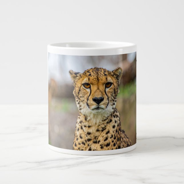 leopard large coffee mug (Front)