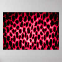 Leopard leather texture with black and red colours